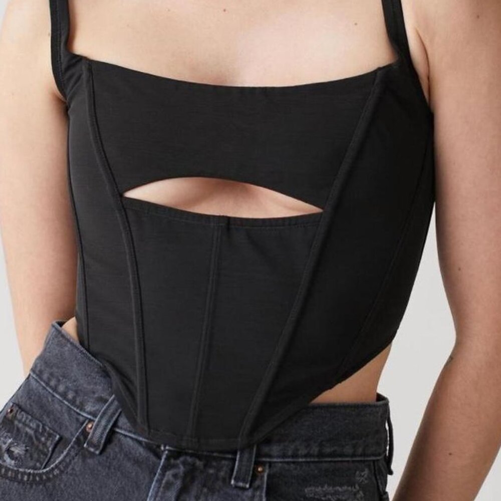 Urban Outfitters Women's Black Corset